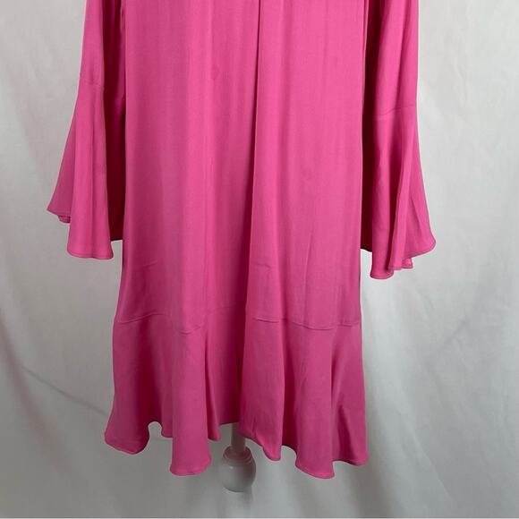 Anthropologie HD in Paris Pink Whimsical Feminine Fairy Dress NWOT Size 14 - Picture 8 of 13